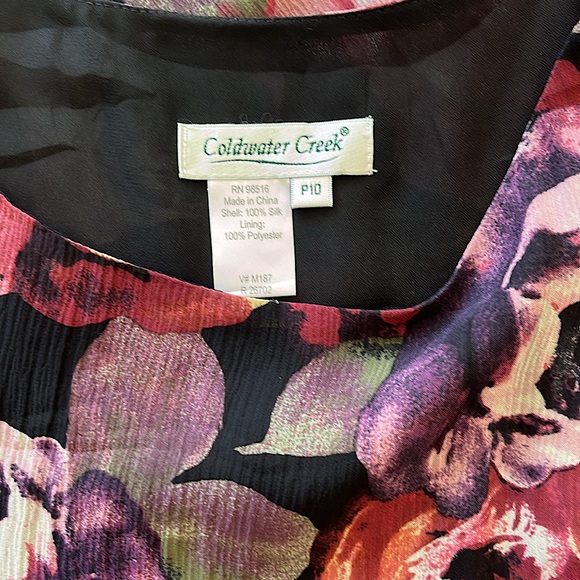 Vintage Coldwater Creek Silk Dress - Picture 4 of 8